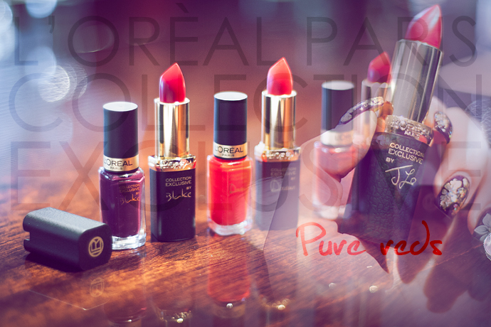 l'oréal paris exclusive exklusiv collection kollektion pure reds jlo doutzen blake lipstick läppstift nail polish nagellack christmas jul 2014