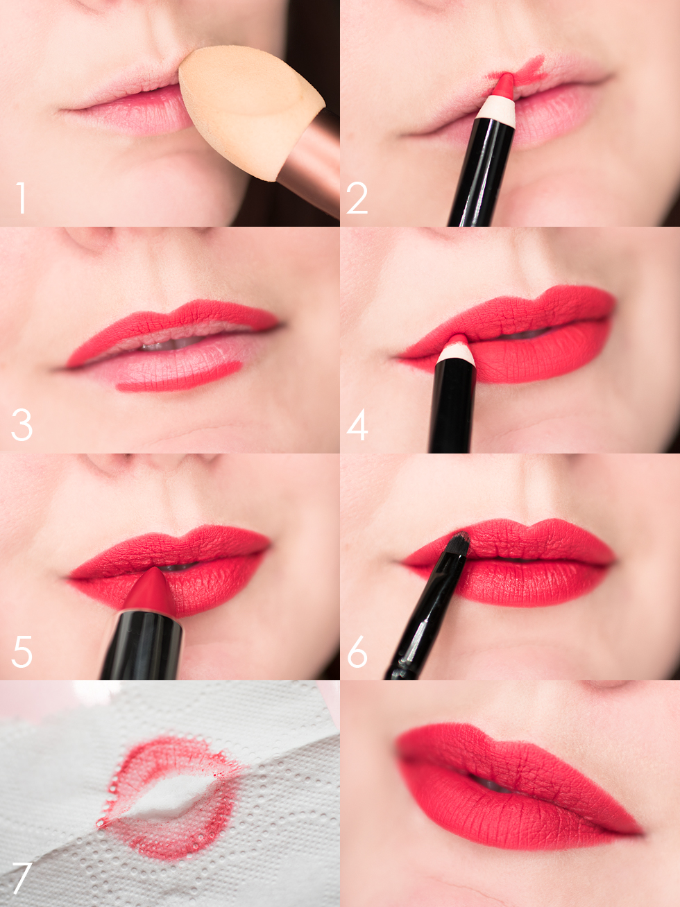 perfect red lips perfekta röda läppar