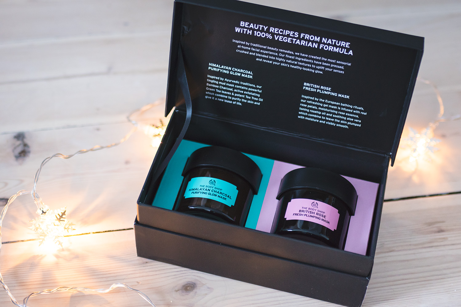 the body shop remedies of nature the finest facial mask duo gift set