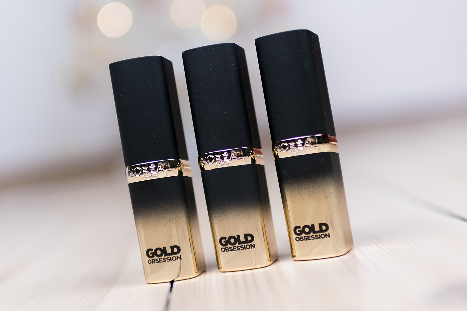 l'oréal paris extravaganza 2016 gold obsession lipstick