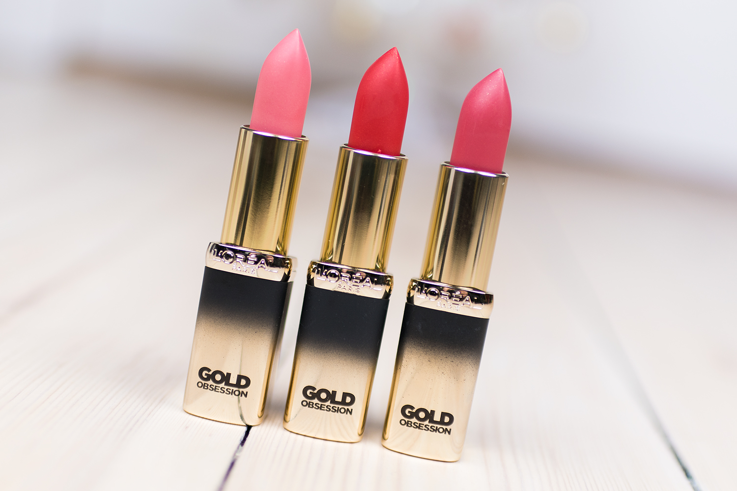 l'oréal paris extravaganza 2016 gold obsession lipstick