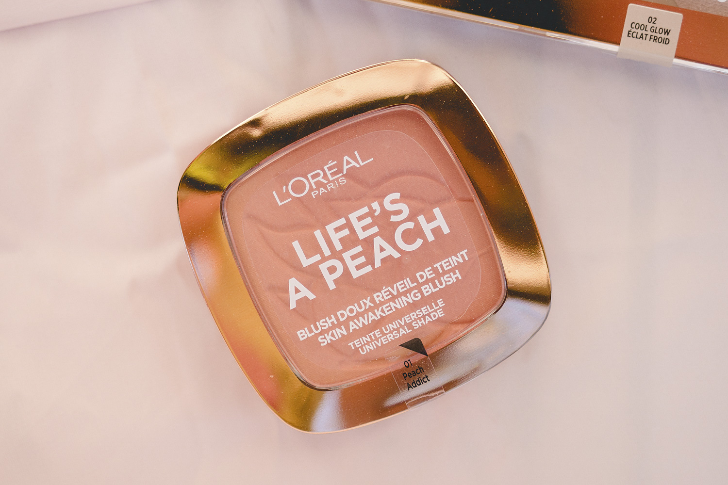 l'oréal paris glow toolbox lifes a peach blush
