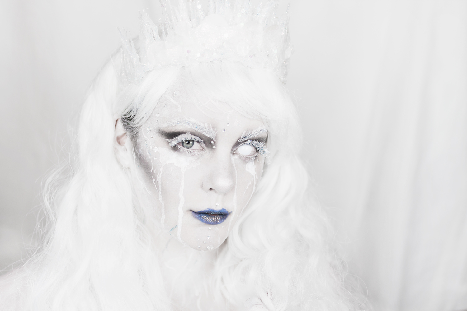halloween ice queen makeup molkan