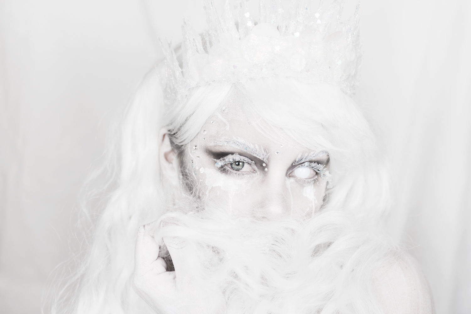 halloween ice queen makeup molkan